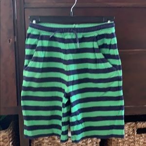 Hanna Andersson Boys Shorts Blue/ Green pull on